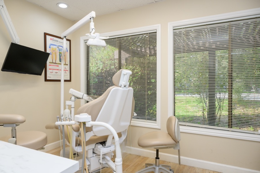 Treatment room with views